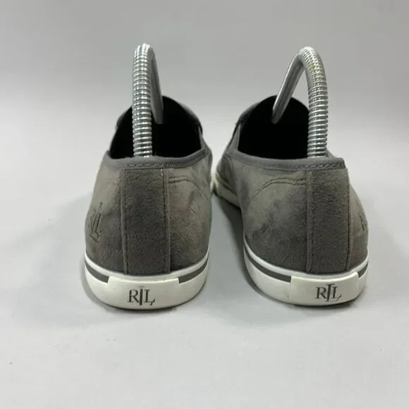 Lauren Ralph Lauren Women's Size 8 Janis Velvet Slip On Sneakers - Picture 6 of 13